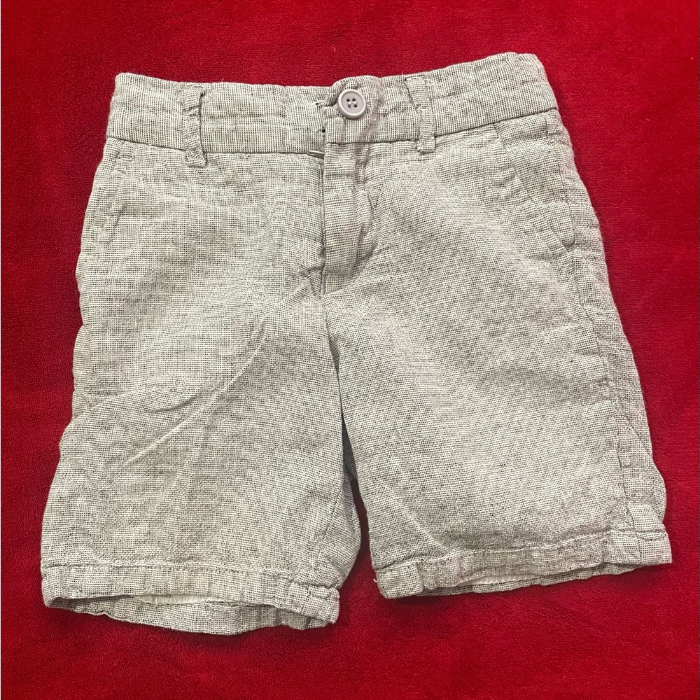 Isaac Mizrahi Toddler Boy's Flat Front Casual Gray Bermuda Shorts Size: 3
